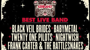 BABYMETAL、英国の音楽アワーズで最優秀ライブ・バンドの候補に