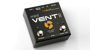 小型ロータリースピーカーシミュレーターがギター/オルガン兼用にアップデート、Neo Instruments「mini VENT II」登場