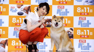 家入レオ、映画『ペット』イメージソング初披露＋柴犬まるちゃんと共演のPV公開