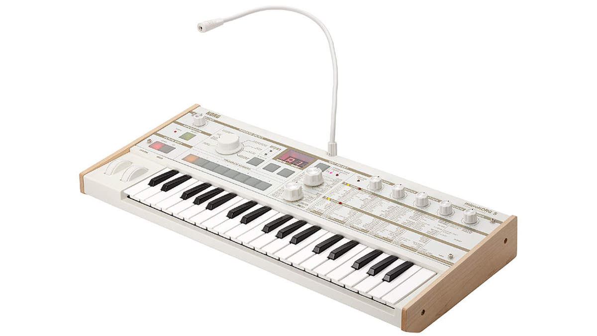 コルグ、「microKORG」にスピーカーを搭載、キュートなホワイト