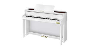 カシオ電子ピアノ「CELVIANO Grand Hybrid」にホワイトウッド調仕上げの新モデル登場、歴史ある3種のグランドピアノ音色と木製鍵盤を搭載
