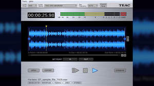 ハイレゾ音楽ファイルを手軽に編集、ティアックがDSD対応波形編集ソフト「TEAC Hi-Res Editor」の無料配信を開始