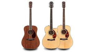 フェンダー、アコースティックギターの核とも言える木材にこだわったオールマホと希少材アディロンダックスプルースのモデルが登場