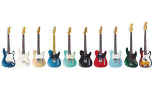 島村楽器が人気定番ギターに個性的な新色を追加、2017年のトレンドカラーを取り入れた10色13モデル