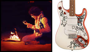 ギター炎上パフォーマンスから50年、ジミヘンのあのストラトキャスターが蘇る！ 限定モデル「Jimi Hendrix Monterey Stratocaster」リリース