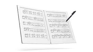 大型2画面で見開きA3サイズの楽譜を表示、世界初の電子楽譜専用端末「GVIDO（グイド）」登場