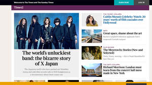 X JAPAN、『ロンドン・タイムズ』で“世界一不幸なバンド”と紹介される