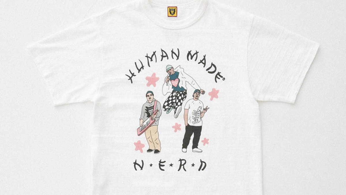 N.E.R.D、HUMAN MADEとのコラボTシャツを限定販売 | BARKS