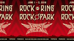 BABYMETAL、ドイツ開催のロックフェス＜Rock am Ring 2018／Rock im Park 2018＞に出演決定