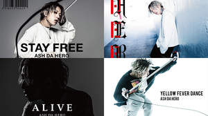 ASH DA HERO、CDシングル3枚同時発売をツアーファイナル会場で