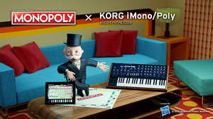 ボードゲーム「モノポリー」とシンセ・アプリ「KORG iMono/Poly」がまさかのコラボ、期間限定セールも実施