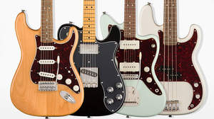 フェンダー、60年代と70年代のフェンダー製ギターを踏襲した「Squier Classic Vibe」シリーズから多彩なモデルが登場