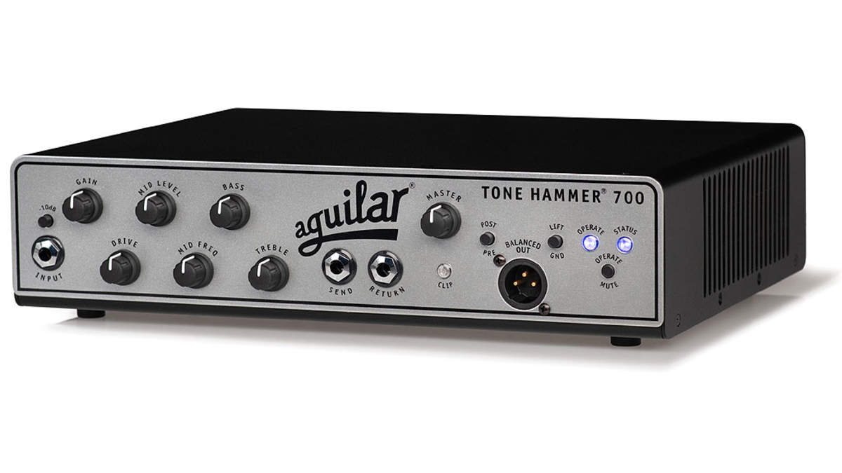 人気のTone Hammerに700Wのベースアンプが登場、aguilar「Tone Hammer 700」 | BARKS