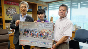SKE48井上瑠夏、熊本県庁へ表敬訪問 「熊本へ恩返しできるように頑張っていきたい」