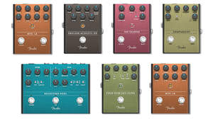 Fender Effects Pedalsから初のアコースティック用など6機種が販売開始、定番からユニークなエフェクトまでラインナップ