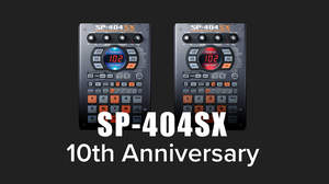 ローランドの定番サンプラー「SP-404SX」10周年記念キャンペーン、SNS投稿でオリジナル・カラー・パネルを抽選プレゼント