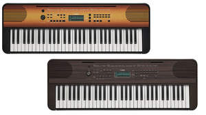 ヤマハ、インテリアになじむ木目調デザインのスタイリッシュな自動伴奏機能付きキーボード「PSR-E360」