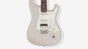 フェンダー、きらびやかなシルバースパークルフィニッシュのStratocaster HSSモデルが数量限定発売