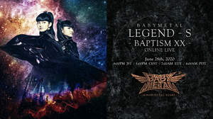 BABYMETAL、オンラインライブ第3弾はSU-METAL広島凱旋公演『LEGEND - S - 洗礼の儀 -』