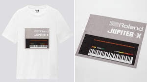 ユニクロのTシャツ「UT」にローランドのシンセ「JUPITER-X」が登場