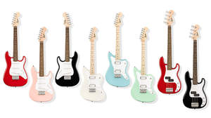 フェンダー、ビギナーにもうれしいコンパクトサイズの「Squier Mini」発売開始