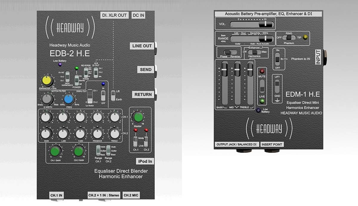 Headway、自然な倍音成分を付加できるアコースティック楽器用