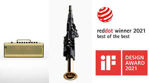 ヤマハのデジタルサックス「YDS-150」、ギターアンプ「THR-II」が「Red Dotデザイン賞」「iFデザインアワード」を受賞