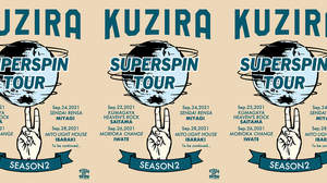 KUZIRA、ツアー＜Superspin Tour Season 2＞を9月より開催