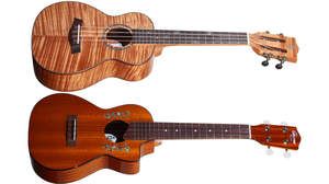 Ohana ukulelesから、エキゾティック・オクメ使用の「CK-18OM」とソリッドマホガニー使用の「CK-60CG」登場