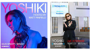 YOSHIKI、アメリカ人気ラジオ番組に生出演。米国内における何等かの発表も