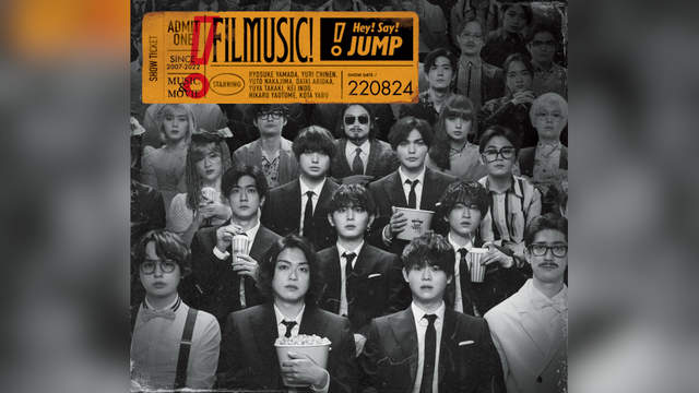 Hey! Say! JUMP、新アルバム『FILMUSIC!』ジャケット写真を公開