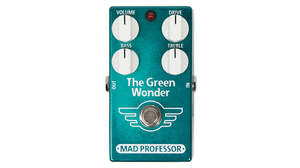 Mad Professor、汎用性の高いハイヘッドルームのオーバードライブ / ブースターペダル「The Green Wonder」