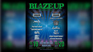 SHANK主宰フェス＜BLAZE UP NAGASAKI 2022＞、最終出演者発表にロットン＆10-FEET