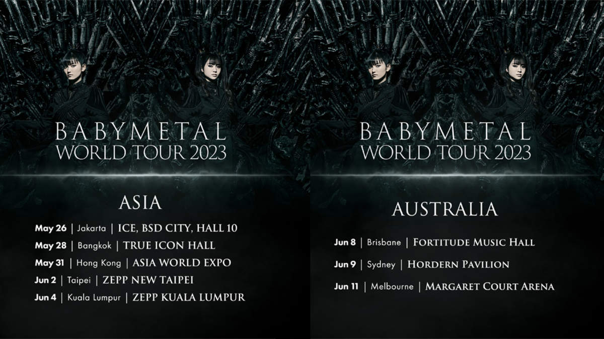 オーストラリア限定Tシャツ）BABYMETAL WORLD TOUR 人気が高まる