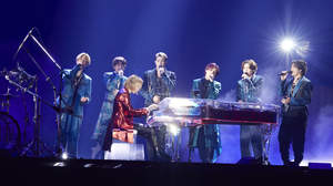YOSHIKIがSixTONESの初東京ドーム公演にサプライズ登場、「Imitation Rain」共演実現