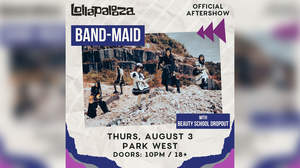 BAND-MAID、米国3大野外フェス＜Lollapalooza Chicago＞公式アフターショーにも出演決定