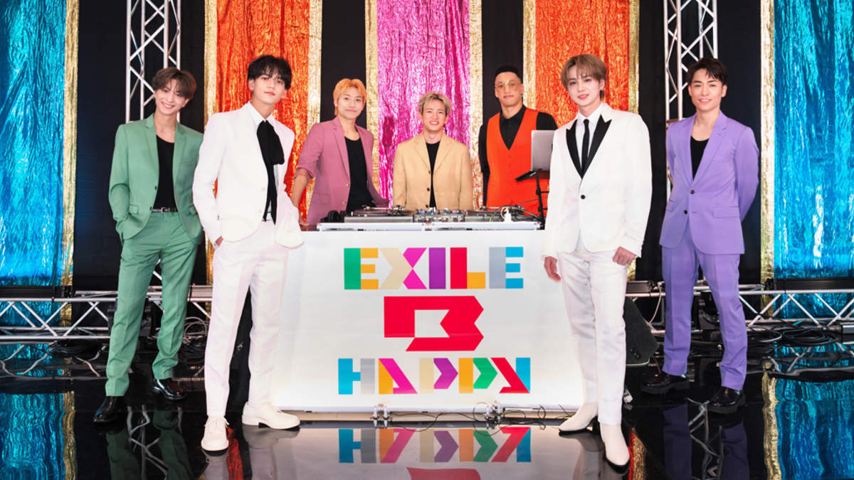 EXILE TETSUYAらによる新ユニット・EXILE B HAPPY、初お披露目 | BARKS